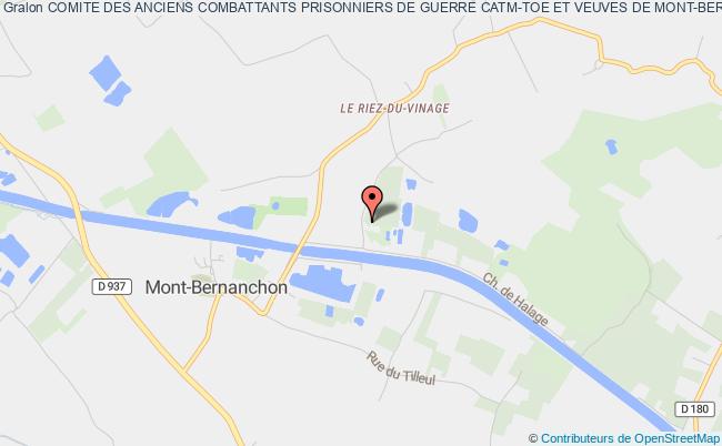 plan association Comite Des Anciens Combattants Prisonniers De Guerre Catm-toe Et Veuves De Mont-bernanchon Mont-Bernanchon