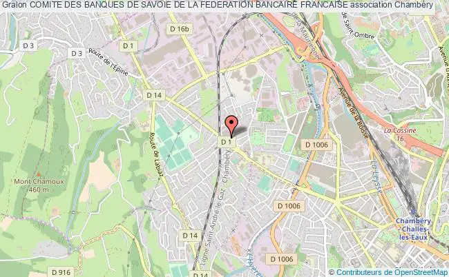 plan association Comite Des Banques De Savoie De La Federation Bancaire Francaise Chambéry cedex