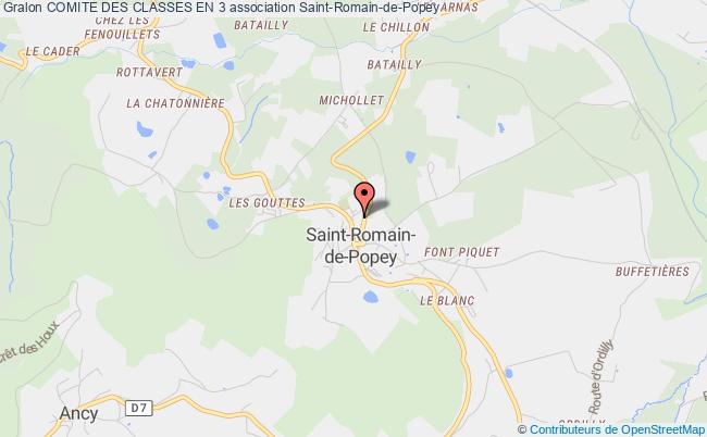 plan association Comite Des Classes En 3 Saint-Romain-de-Popey