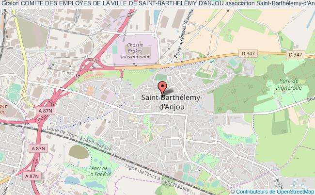 plan association Comite Des Employes De La Ville De Saint-barthelemy D'anjou Saint-Barthélemy-d'Anjou