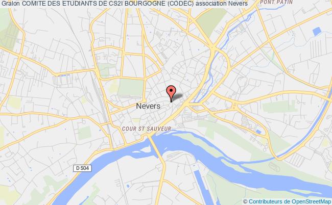 plan association Comite Des Etudiants De Cs2i Bourgogne (codec) Nevers