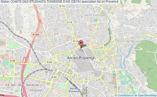 plan association Comite Des Etudiants Tunisiens D'aix (ceta) Aix-en-Provence