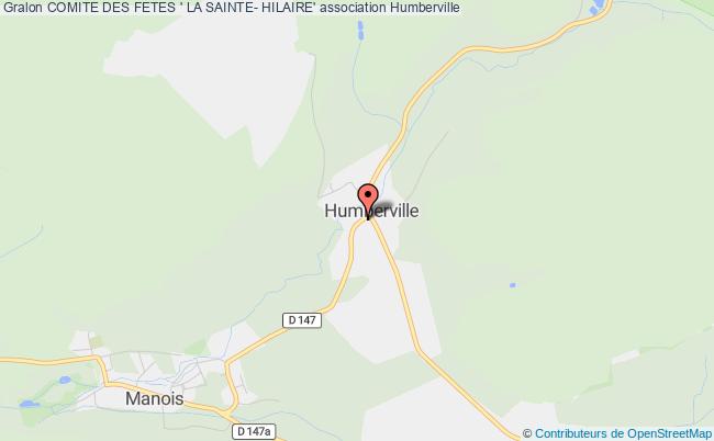 plan association Comite Des Fetes ' La Sainte- Hilaire' Humberville