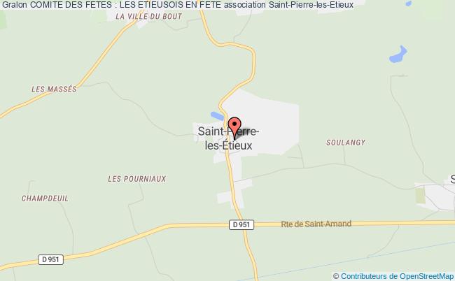plan association Comite Des Fetes : Les Etieusois En Fete Saint-Pierre-les-Étieux