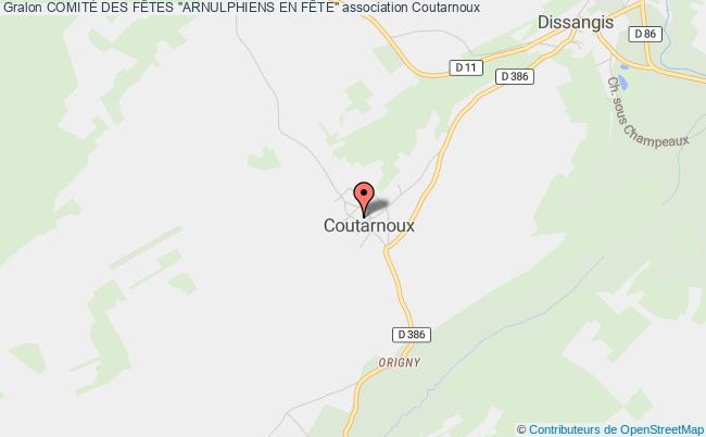 plan association ComitÉ Des FÊtes "arnulphiens En FÊte" Coutarnoux