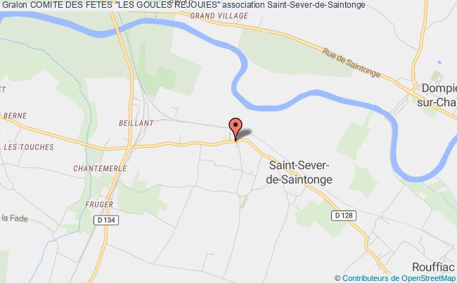 plan association Comite Des Fetes "les Goules Rejouies" Saint-Sever-de-Saintonge