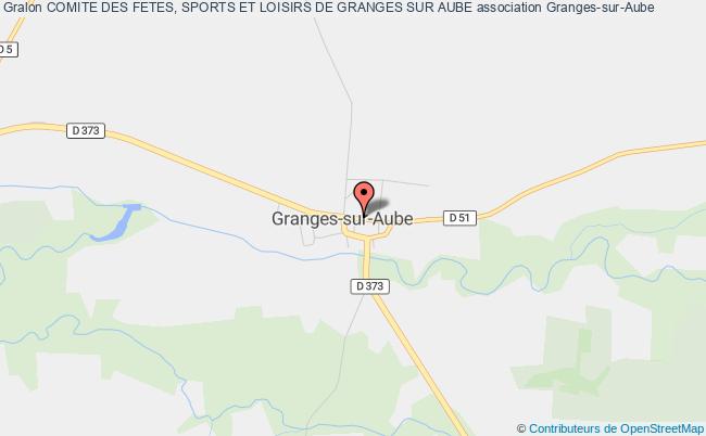 plan association Comite Des Fetes, Sports Et Loisirs De Granges Sur Aube Granges-sur-Aube