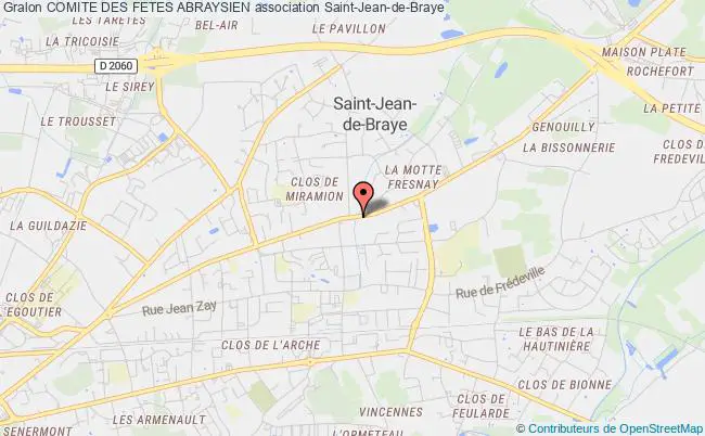 plan association Comite Des Fetes Abraysien Saint-Jean-de-Braye