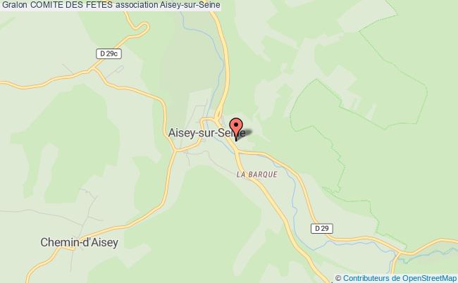 plan association Comite Des Fetes Aisey-sur-Seine