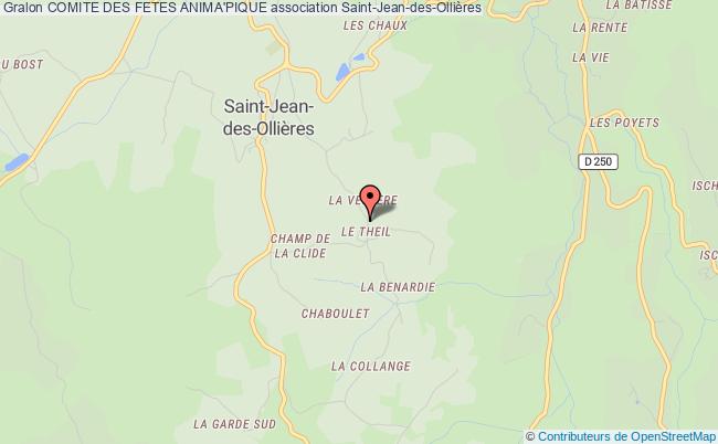 plan association Comite Des Fetes Anima'pique Saint-Jean-des-Ollières