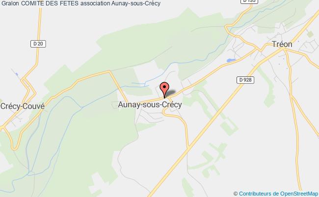 plan association Comite Des Fetes Aunay-sous-Crécy