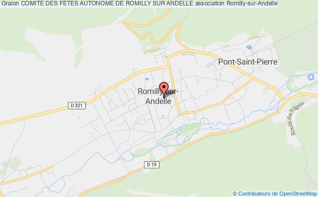 plan association Comite Des Fetes Autonome De Romilly Sur Andelle Romilly-sur-Andelle