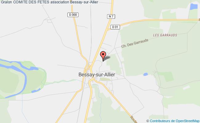 plan association Comite Des Fetes Bessay-sur-Allier
