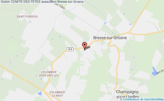plan association Comite Des Fetes Bresse-sur-Grosne