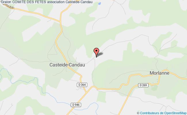 plan association Comite Des Fetes Casteide-Candau