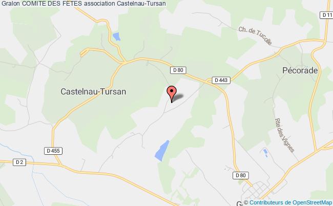 plan association Comite Des Fetes Castelnau-Tursan