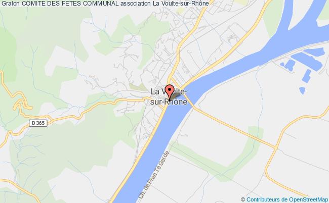 plan association Comite Des Fetes Communal La    Voulte-sur-Rhône