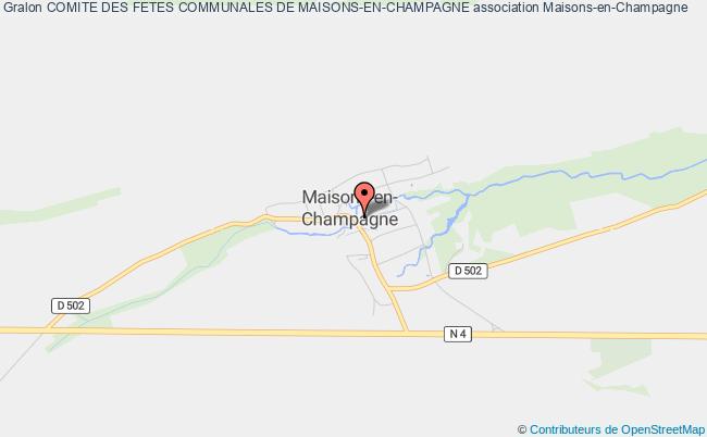 plan association Comite Des Fetes Communales De Maisons-en-champagne Maisons-en-Champagne