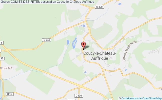plan association Comite Des Fetes Coucy-le-Château-Auffrique