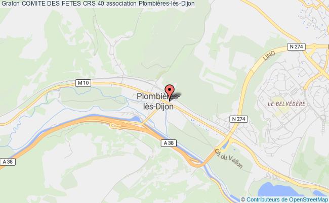 plan association Comite Des Fetes Crs 40 Plombières-lès-Dijon