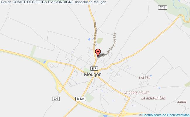 plan association Comite Des Fetes D'aigondigne Mougon