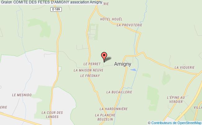 plan association Comite Des Fetes D'amigny Amigny