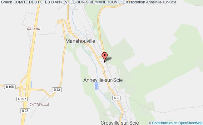 plan association Comite Des Fetes D'anneville-sur-scie/manehouville Anneville-sur-Scie