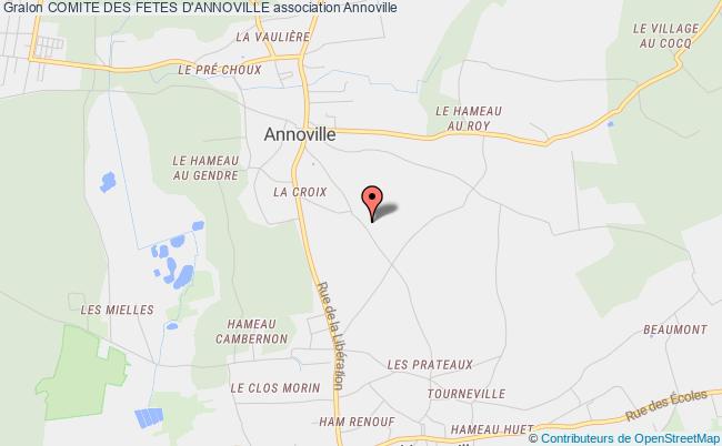 plan association Comite Des Fetes D'annoville Annoville