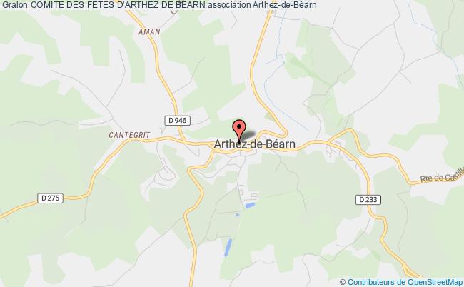plan association Comite Des Fetes D'arthez De Bearn Arthez-de-Béarn