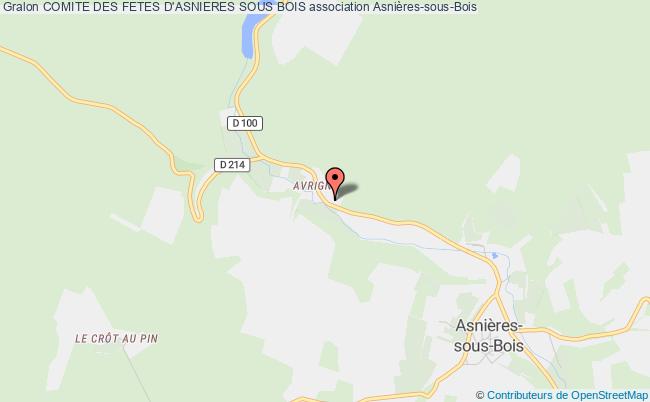 plan association Comite Des Fetes D'asnieres Sous Bois Asnières-sous-Bois