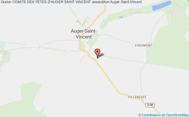 plan association Comite Des Fetes D'auger Saint Vincent Auger-Saint-Vincent
