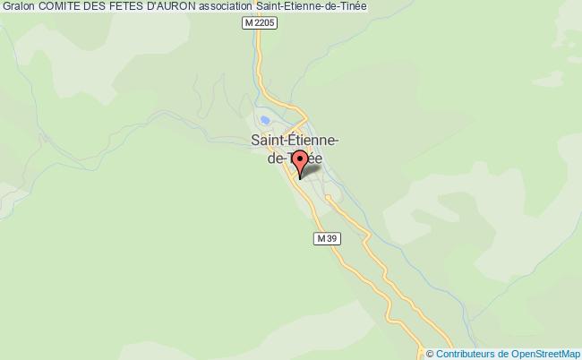 plan association Comite Des Fetes D'auron Saint-Étienne-de-Tinée