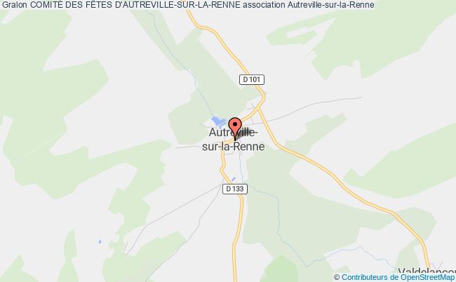 plan association ComitÉ Des FÊtes D'autreville-sur-la-renne Autreville-sur-la-Renne