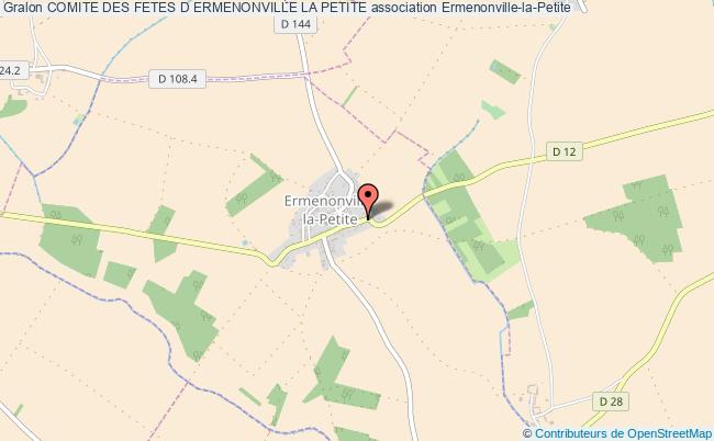 plan association Comite Des Fetes D Ermenonville La Petite Ermenonville-la-Petite