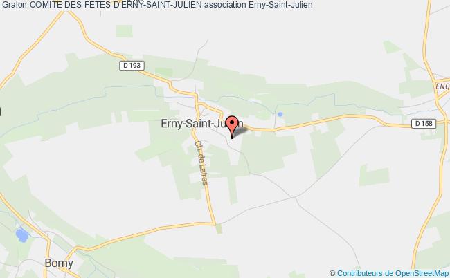 plan association Comite Des Fetes D'erny-saint-julien Erny-Saint-Julien