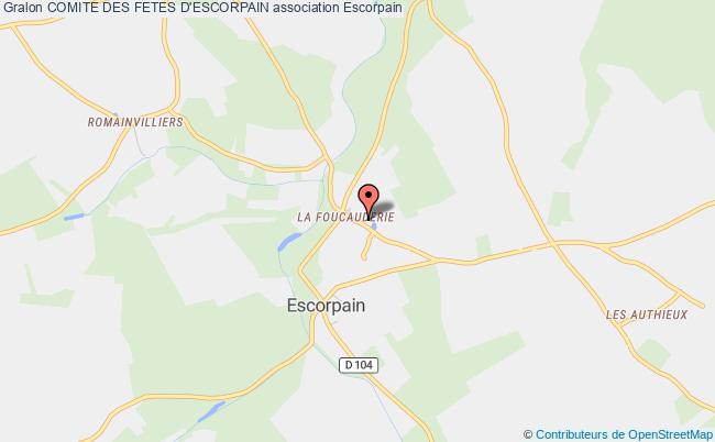 Comite des fetes d'escorpain association Culture esprit histoire profit