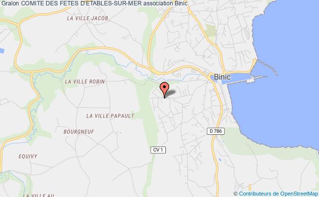 plan association Comite Des Fetes D'etables-sur-mer Binic-Etables-Sur-Mer