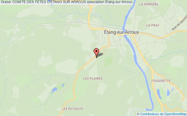 plan association Comite Des Fetes D'etang Sur Arroux Étang-sur-Arroux