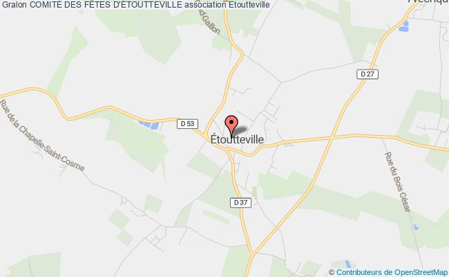 plan association ComitÉ Des FÊtes D'Étoutteville Étoutteville