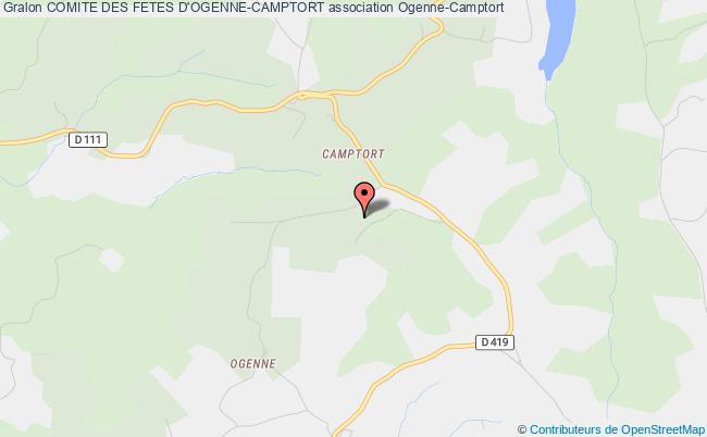 plan association Comite Des Fetes D'ogenne-camptort Ogenne-Camptort