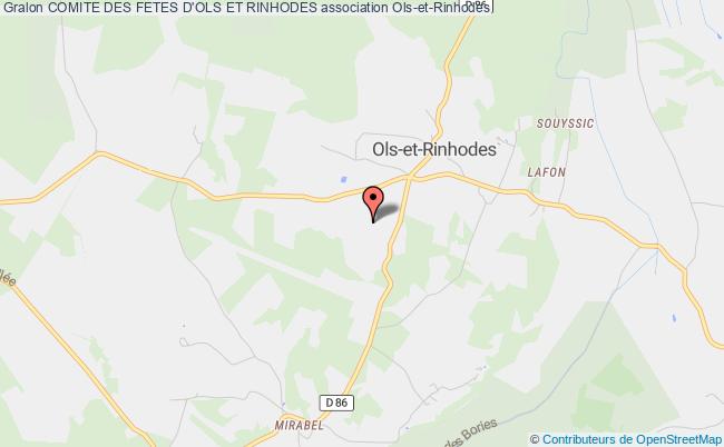 plan association Comite Des Fetes D'ols Et Rinhodes Ols-et-Rinhodes