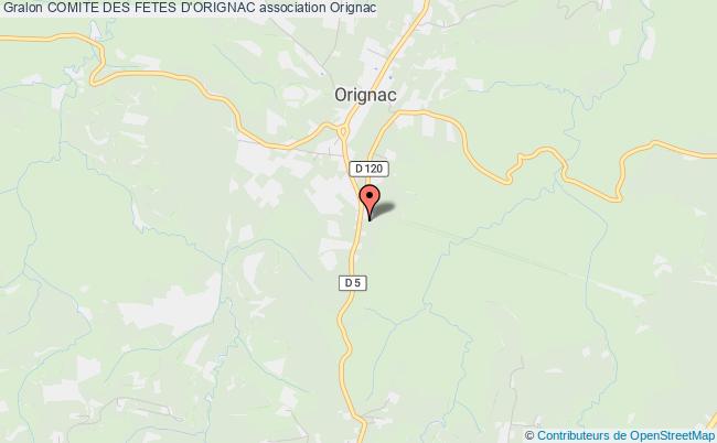 Comite des fetes d'orignac association Diverses locale manifestations