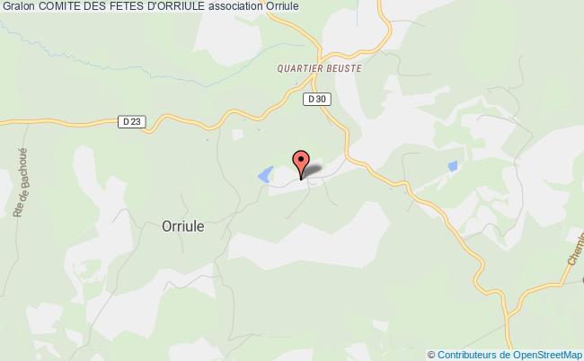 COMITE DES FETES D'ORRIULE