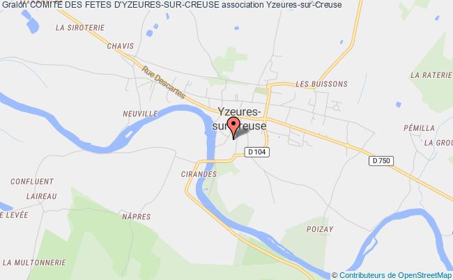 plan association Comite Des Fetes D'yzeures-sur-creuse Yzeures-sur-Creuse