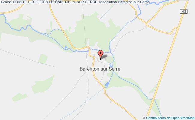 plan association Comite Des Fetes De Barenton-sur-serre Barenton-sur-Serre