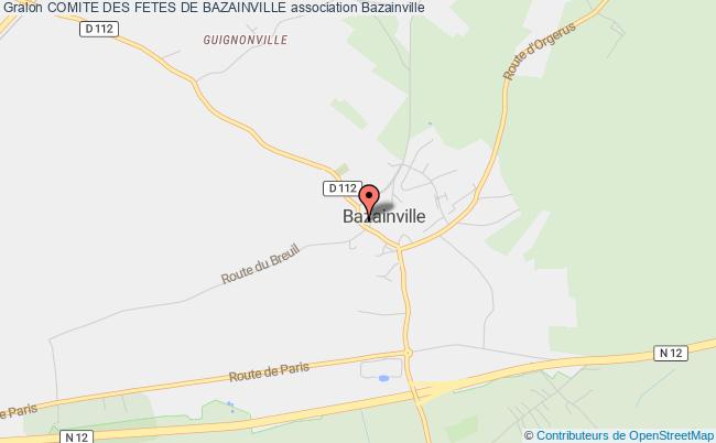 plan association Comite Des Fetes De Bazainville Bazainville