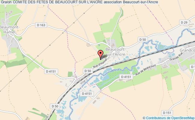 plan association Comite Des Fetes De Beaucourt Sur L'ancre Beaucourt-sur-l'Ancre
