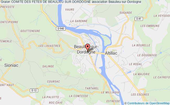 plan association Comite Des Fetes De Beaulieu Sur Dordogne Beaulieu-sur-Dordogne
