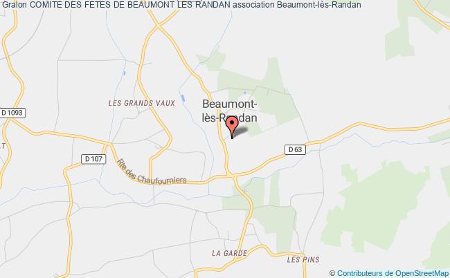 plan association Comite Des Fetes De Beaumont Les Randan Beaumont-lès-Randan