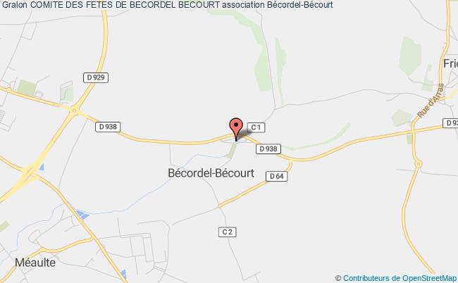 plan association Comite Des Fetes De Becordel Becourt Bécordel-Bécourt